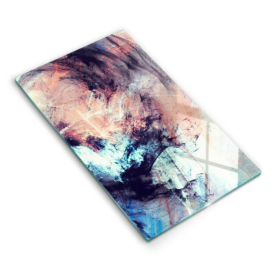 Glasskärbräda Målad abstraktion