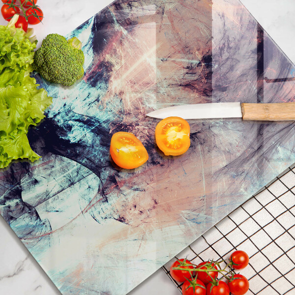 Glasskärbräda Målad abstraktion