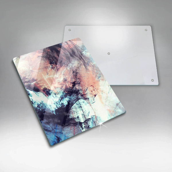 Glasskärbräda Målad abstraktion