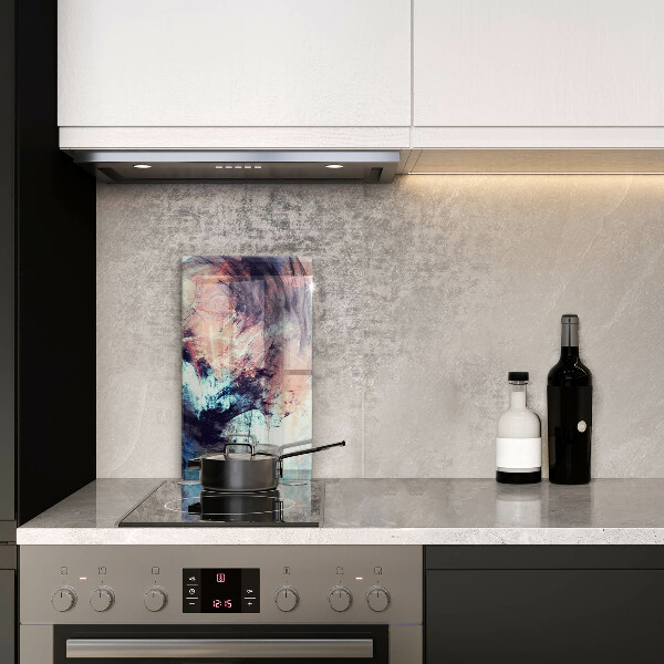 Glasskärbräda Målad abstraktion