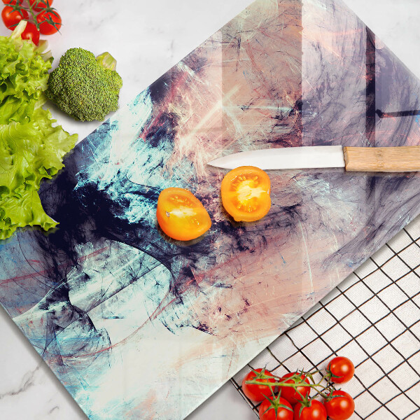 Glasskärbräda Målad abstraktion