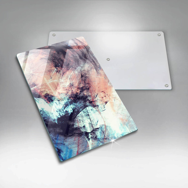 Glasskärbräda Målad abstraktion