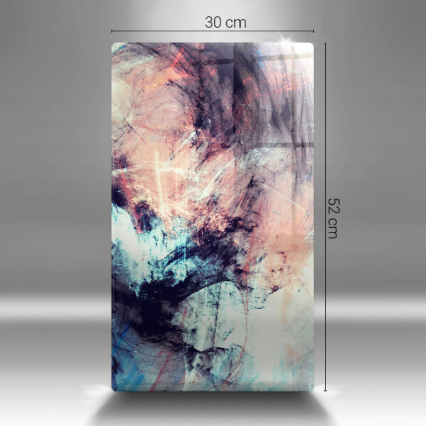 Glasskärbräda Målad abstraktion