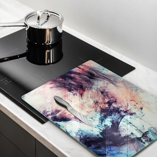 Glasskärbräda Målad abstraktion