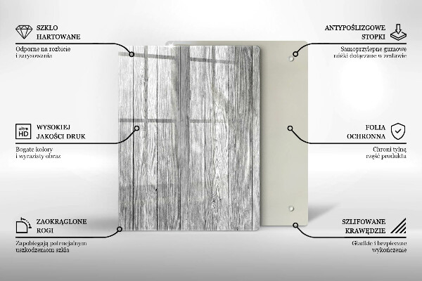 Glasskärbräda Daggdroppar och rosblomma