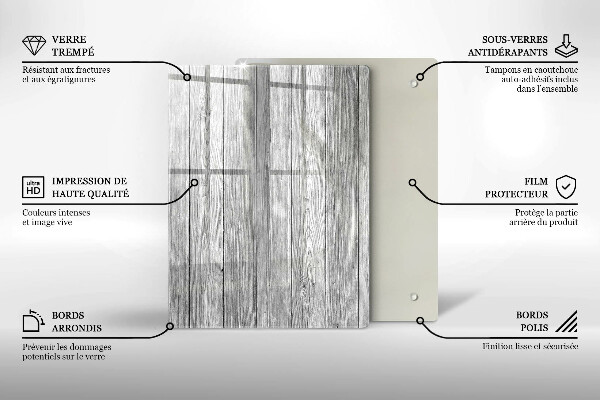 Glasskärbräda Daggdroppar och rosblomma