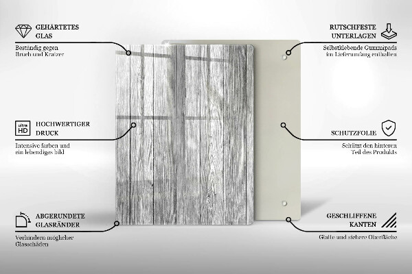 Glasskärbräda Daggdroppar och rosblomma