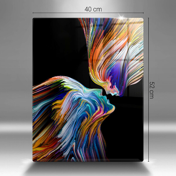 Glasskärbräda Abstrakt kyss