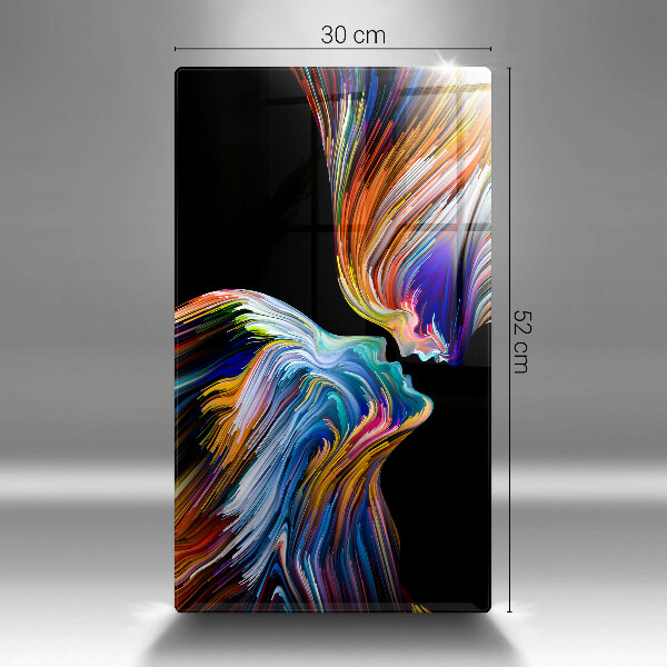 Glasskärbräda Abstrakt kyss