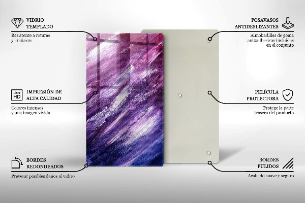 Glasskärbräda Måla abstraktion