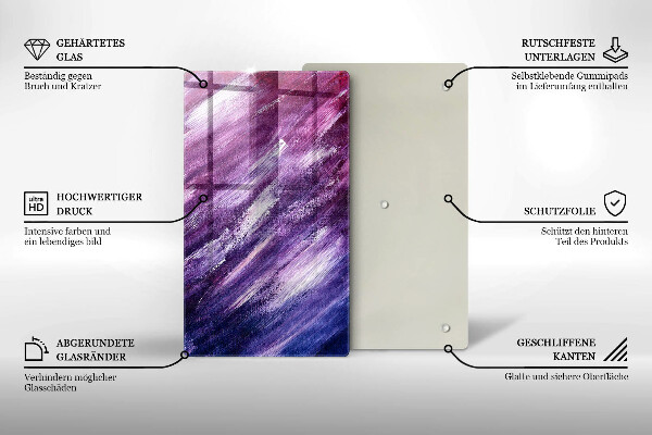 Glasskärbräda Måla abstraktion