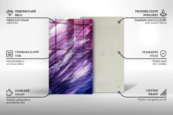 Glasskärbräda Måla abstraktion