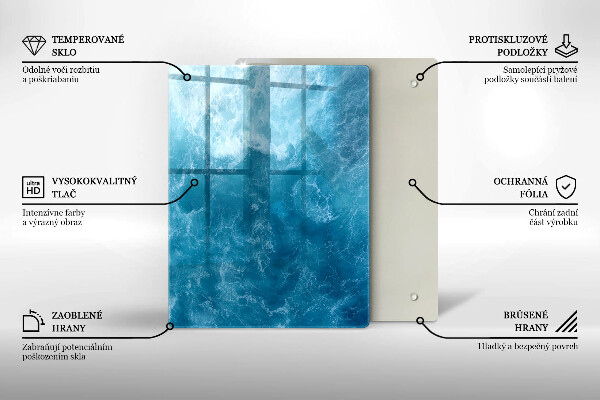 Glasskärbräda Måla abstraktion