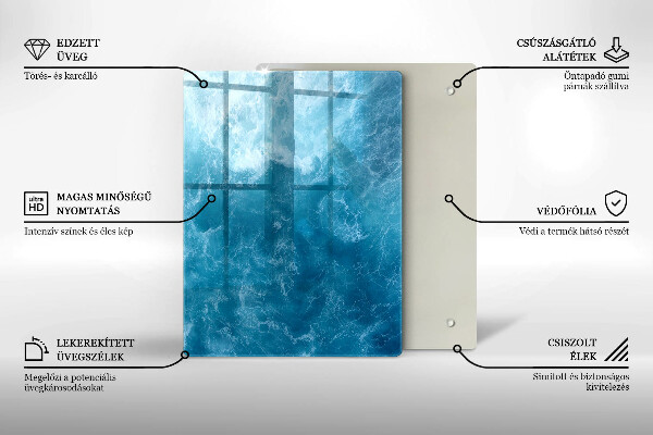 Glasskärbräda Måla abstraktion