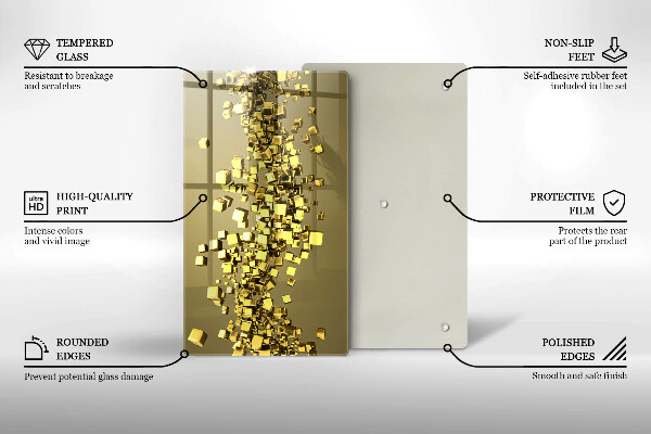 Glasskärbräda Abstraktion 3D geometri