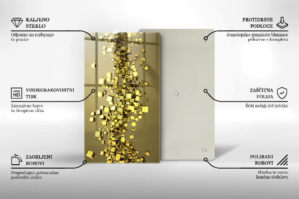 Glasskärbräda Abstraktion 3D geometri