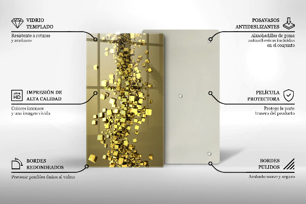 Glasskärbräda Abstraktion 3D geometri