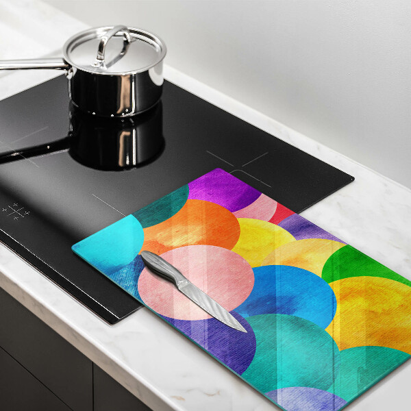 Glasskärbräda Färgade hjul