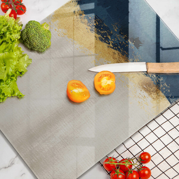 Glasskärbräda Abstraktion guld