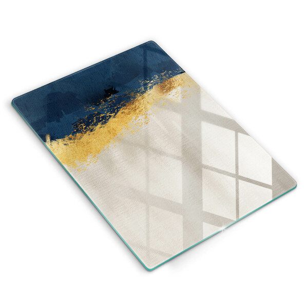 Glasskärbräda Abstraktion guld