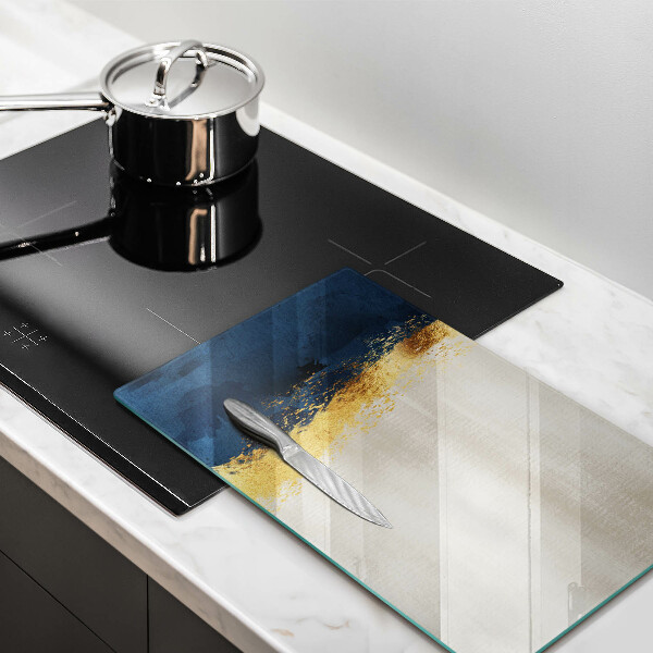 Glasskärbräda Abstraktion guld