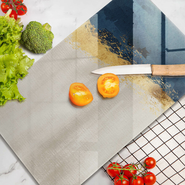 Glasskärbräda Abstraktion guld