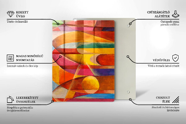 Glasskärbräda Sten textur