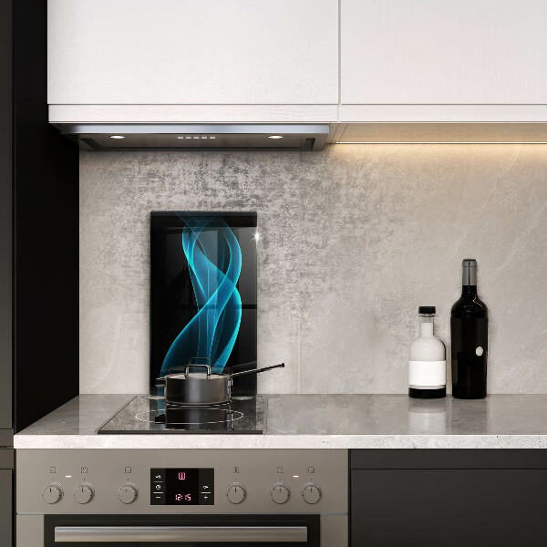 Glasskärbräda Blå abstraktion