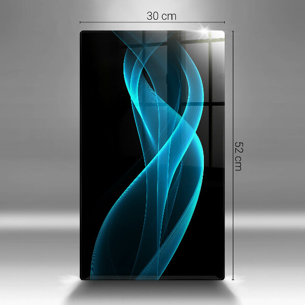 Glasskärbräda Blå abstraktion