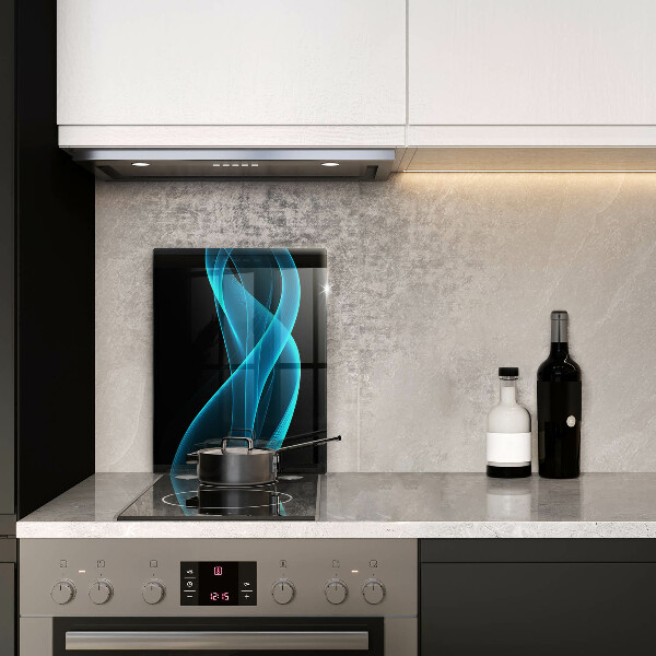 Glasskärbräda Blå abstraktion