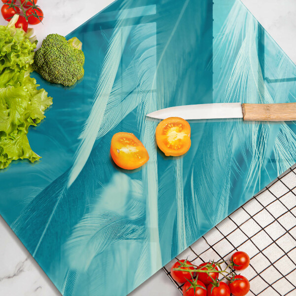 Glasskärbräda Fina fjädrar