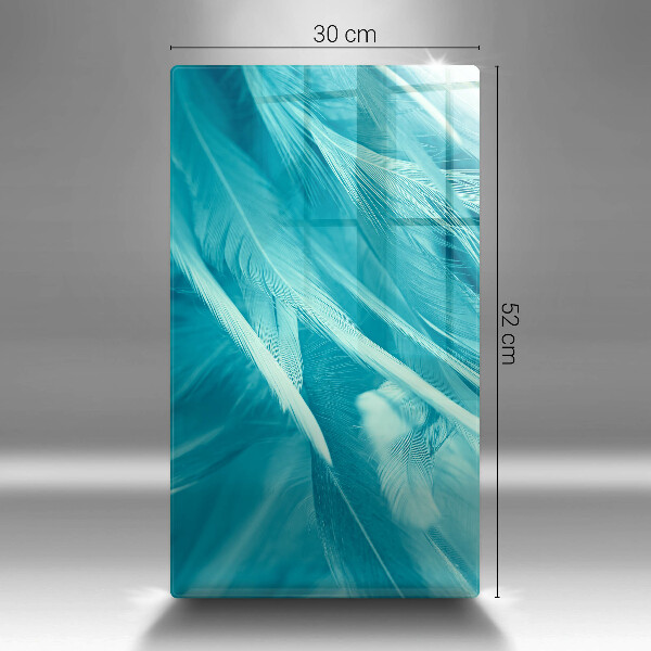 Glasskärbräda Fina fjädrar