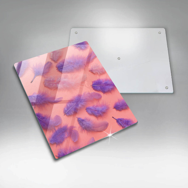 Glasskärbräda Fluffiga fjädrar