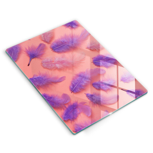 Glasskärbräda Fluffiga fjädrar