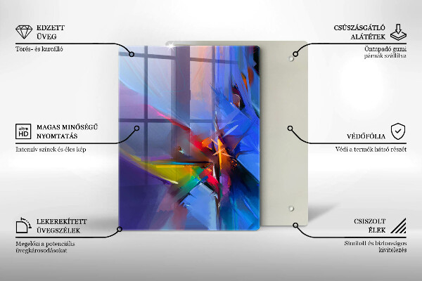 Glasskärbräda Fluffiga fjädrar