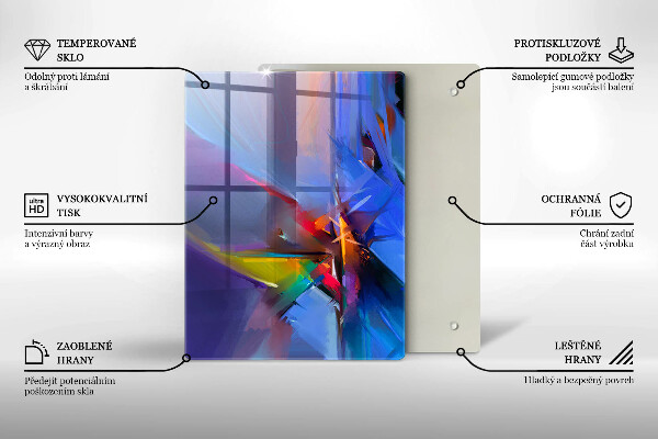 Glasskärbräda Fluffiga fjädrar