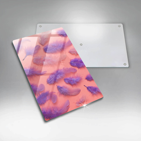 Glasskärbräda Fluffiga fjädrar