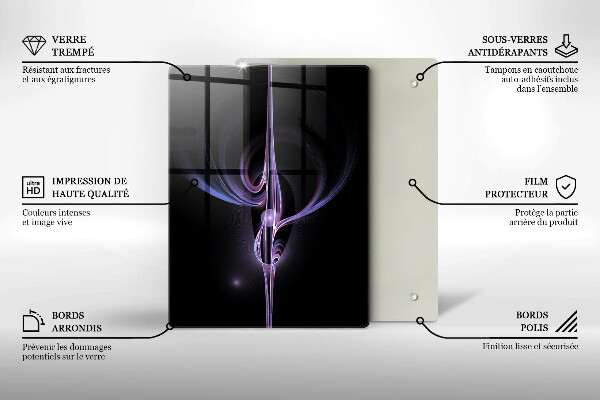 Glasskärbräda Modern abstraktion