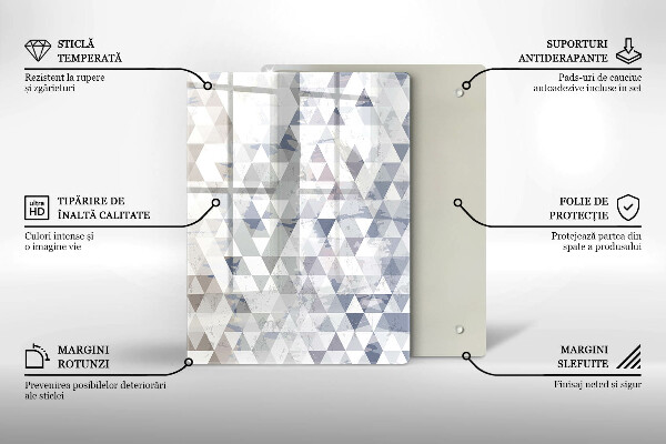 Glasskärbräda Abstraktion av former