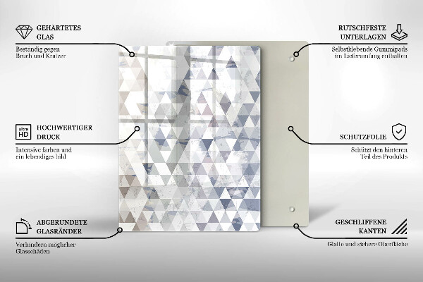 Glasskärbräda Abstraktion av former