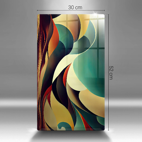 Glasskärbräda Abstraktion av former