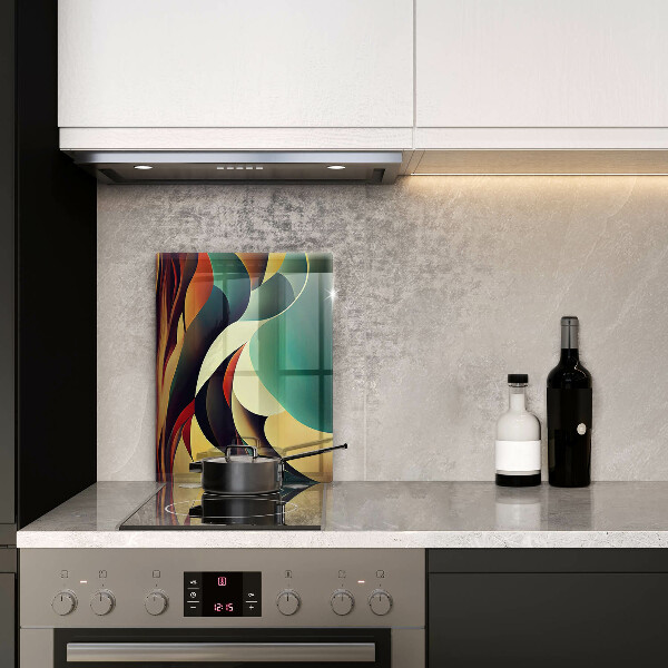 Glasskärbräda Abstraktion av former