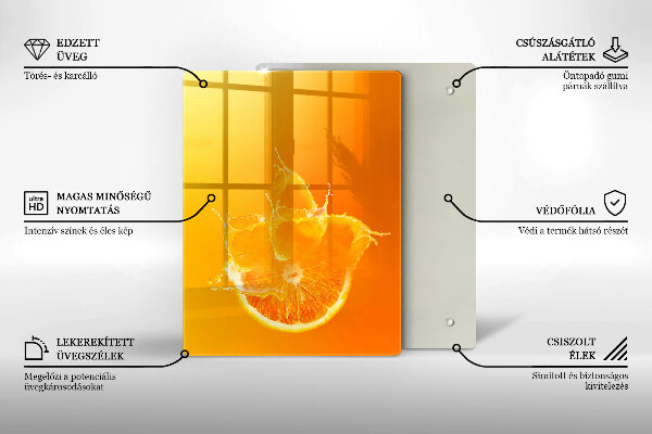 Glasskärbräda Metallstruktur
