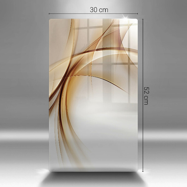 Glasskärbräda Abstraktionsformer