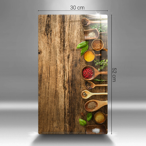 Glasskärbräda Kryddskedar av trä
