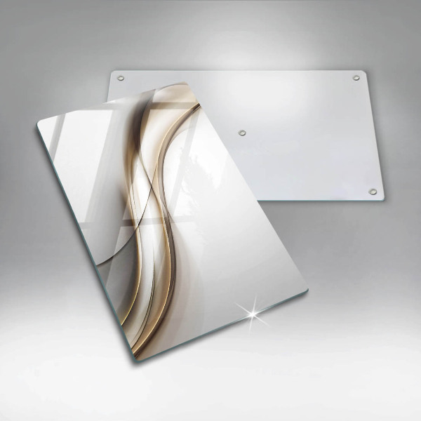 Glasskärbräda Mjuka linjer abstrakt