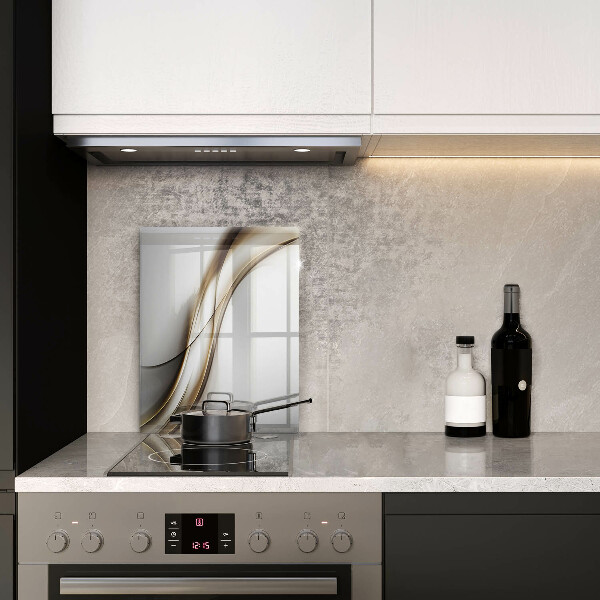 Glasskärbräda Mjuka linjer abstrakt