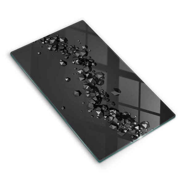 Glasskärbräda 3D-former abstrakt