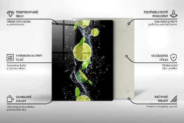 Glasskärbräda Boho fågelfjädrar