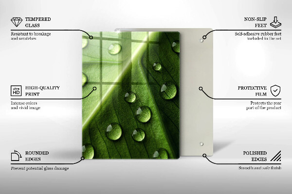 Glasskärbräda Dekorativa plattor